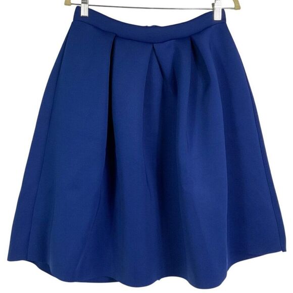 Charlotte Russe Cobalt Blue Skirt, size large, 92% poly/8% spandex, back zipper - Picture 1 of 6